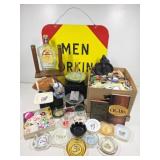 Collection of Ashtrays & Matches; Bergoff, Big Boy