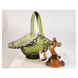 Fenton: Branch & Bird Ring Rest, Bowl w/ Tag