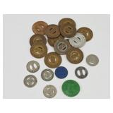 Antique Transportation Tokens & More