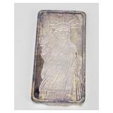 10 OZT Fine Silver .999 Statue of Liberty Bar