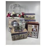 Bird Cage, Decorative Boxes, Glass Trinket Box