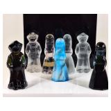 7 Vi Hunter Mosser Glass Jenny & Josh Figurines