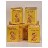 8 Mosser Glass Clowns w/ Boxes
