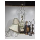 Vintage Capodimonte Porcelain Table Lamp