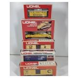 5 Lionel Train Cars w/ Original Boxes