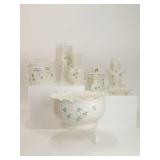 Belleek Ireland China: Castle Vase, Bowl & More