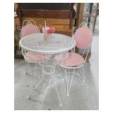 Cute Ice Cream Parlor Table and 2 Chairs