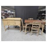 Matching Buffet, Table & 4 Chairs