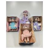 4 Madame Alexander Dolls in Original Boxes