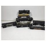 O Gauge Train Cars: Coal Hoppers & Tank Cars