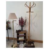 Hall Tree, Lamp, Moose Silhouette, Duck, Vase