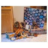 Colorful Woden & Pottery Travel Souvenirs