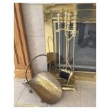 Fireplace Tools Set with Log holder