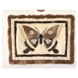 Hand Stitched Butterfly Wall Hanging