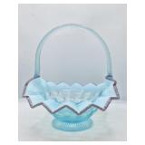 Fenton Iridescent Basket