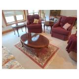 End Tables, Coffee Table, Schnadig Swivel Rockers