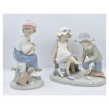 (2) Lladro Porcelain Figurines #5401 & #5223
