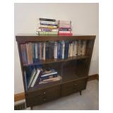 MCM Bookcase Display Cabinet W/Books