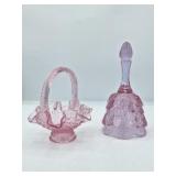Fenton Bell & Fenton Pink Basket