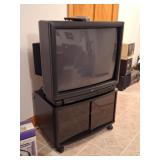 JVC Tube TV on Stand