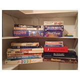 Assorted Board Games: Othello, Battleship, Life