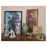 Signed Print, Porcelain Figurine, Napkin Bell
