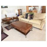Coffee Table, (2) End Tables, Pair Lamps