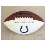 Autographed Colts Football