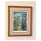 Arthur Byrne Serigraph 'Country House' w/ COA