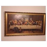 2 Last Supper Framed Art Prints after Zabateri