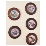 (12) Lena Liu's Basket Bouquets Porcelain Plates