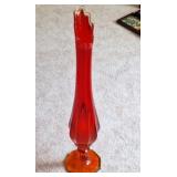 Amberina Swung Vase