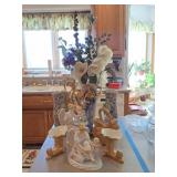 Cornucopia Vases, Angel Figurines, Italy Vase