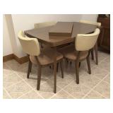 Mid Century Dining Table w/ 4 Chairs
