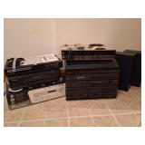 Magnavox DVD Recorder, Panasonic VHS, Casio Stereo