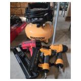 Bostitch Air Compressor, Staple Guns