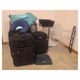 3 Pcs.of Luggage, Plastic Drawers, Shoe Racks