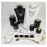 Modern & Vintage Rhinestone Jewelry & Silver