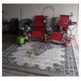 2 Zero Gravity Chairs, Rug, Yard Decor
