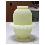 Fenton Uranium Glass Fairy Light