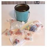 Vintage Marbles: Uranium, Cat Eyes, Shooters