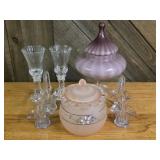 Anchor Hocking, Duncan & Miller Bride Baskets