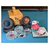 Ashtrays, Shoe Shine Kit