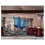 Glass Candle Stick Holders, Votive Holders