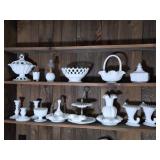 Fenton Silvercrest, Milk Glass