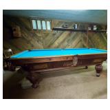 Antique Billiards Table-Possible Brunswick & Balke