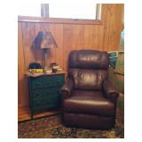 La-Z-Boy Recliner, Hamilton Clock, Stand