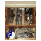 Flatware, Vintage Aprons and Smocks.