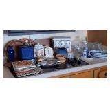 Polish Pottery, Syracuse China, Baskets, Trivets