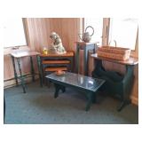 Matching Tables, Plants Stands, Magazine Rack